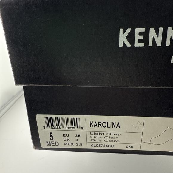 Kenneth Cole Karolina Mule Shoes Womens Light Gray Suede Open Toe Size 5 NWB - Picture 10 of 11